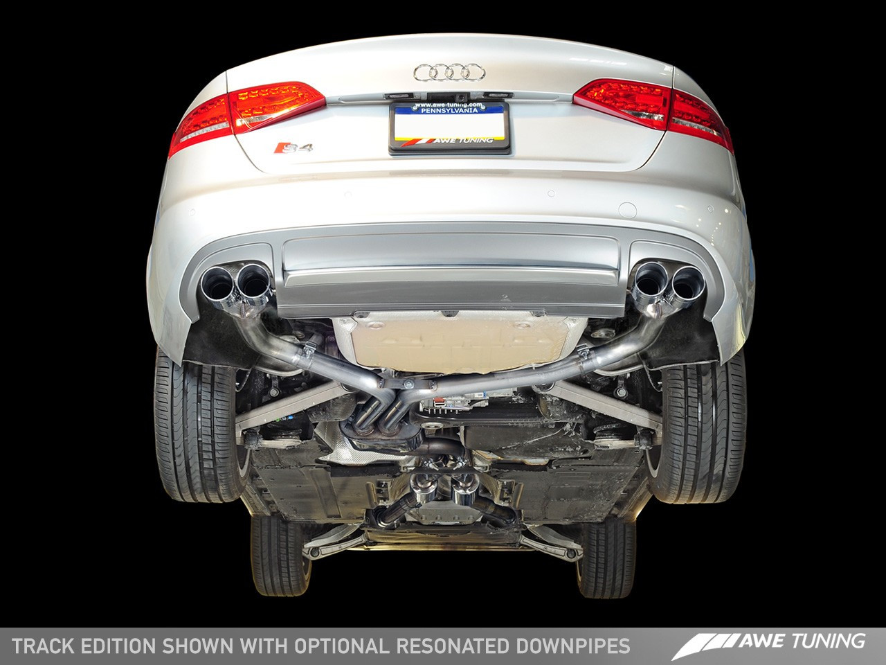 アウディaudi s4 s5 AWEマフラー AWE Tuning Audi S4 B8.5 3.0TFSI Track Edition Exhaust - Awesome GTI