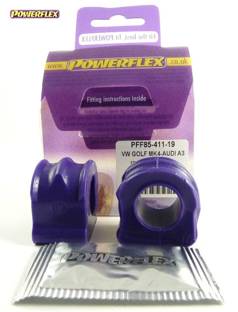 Powerflex Front Anti Roll Bar Mount 19mm Golf Mk4 2WD Typ 1J PFF85