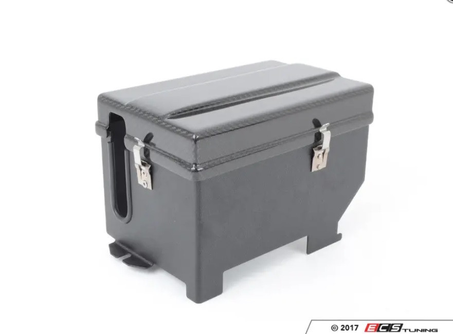 ECS TUNING バッテリーカバー ECS Tuning Carbon Fibre Battery Cover Kit Black - 2.0T Gen 3 EA888