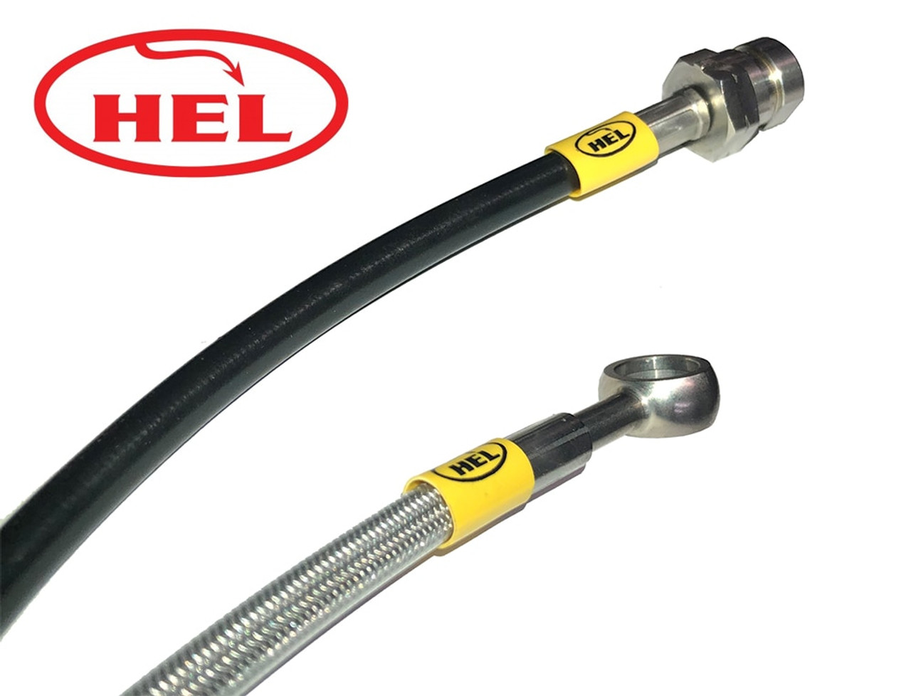 HEL Performance Braided Brake Lines - Golf Mk5 3.2 R32 - 4 Line