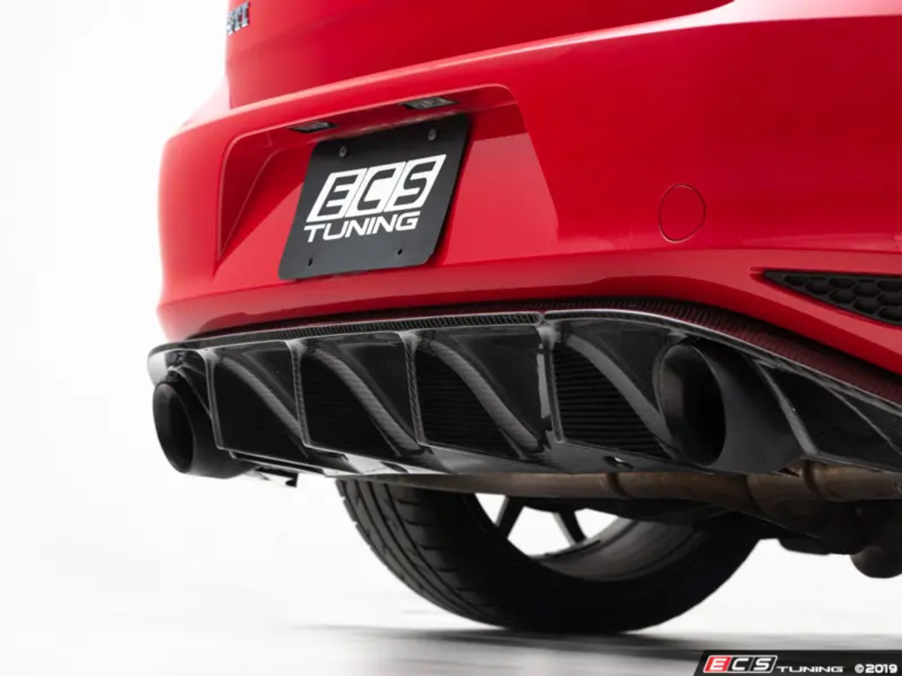 ECS Tuning Carbon Fibre Rear Diffuser - Mk7 GTI - Awesome GTI