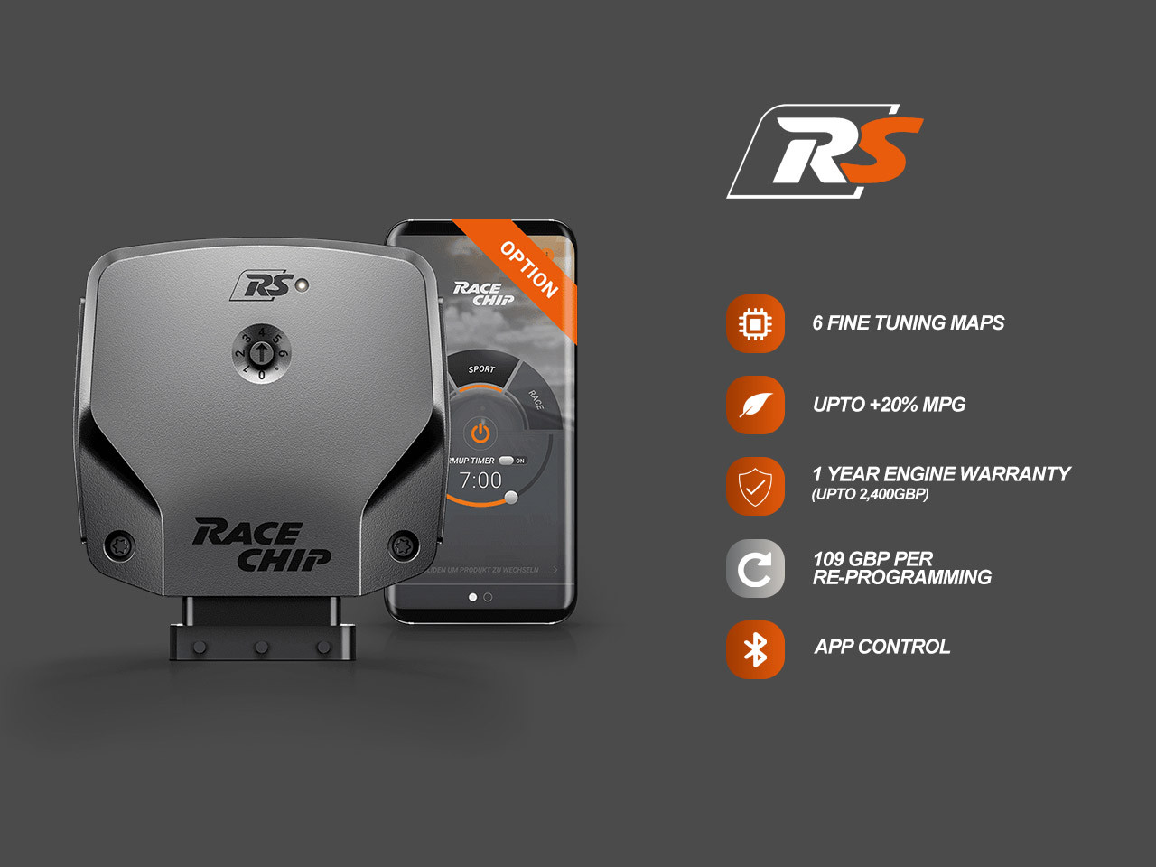 RACE CHIP RS アウディ2.0/1.8 TFSI用