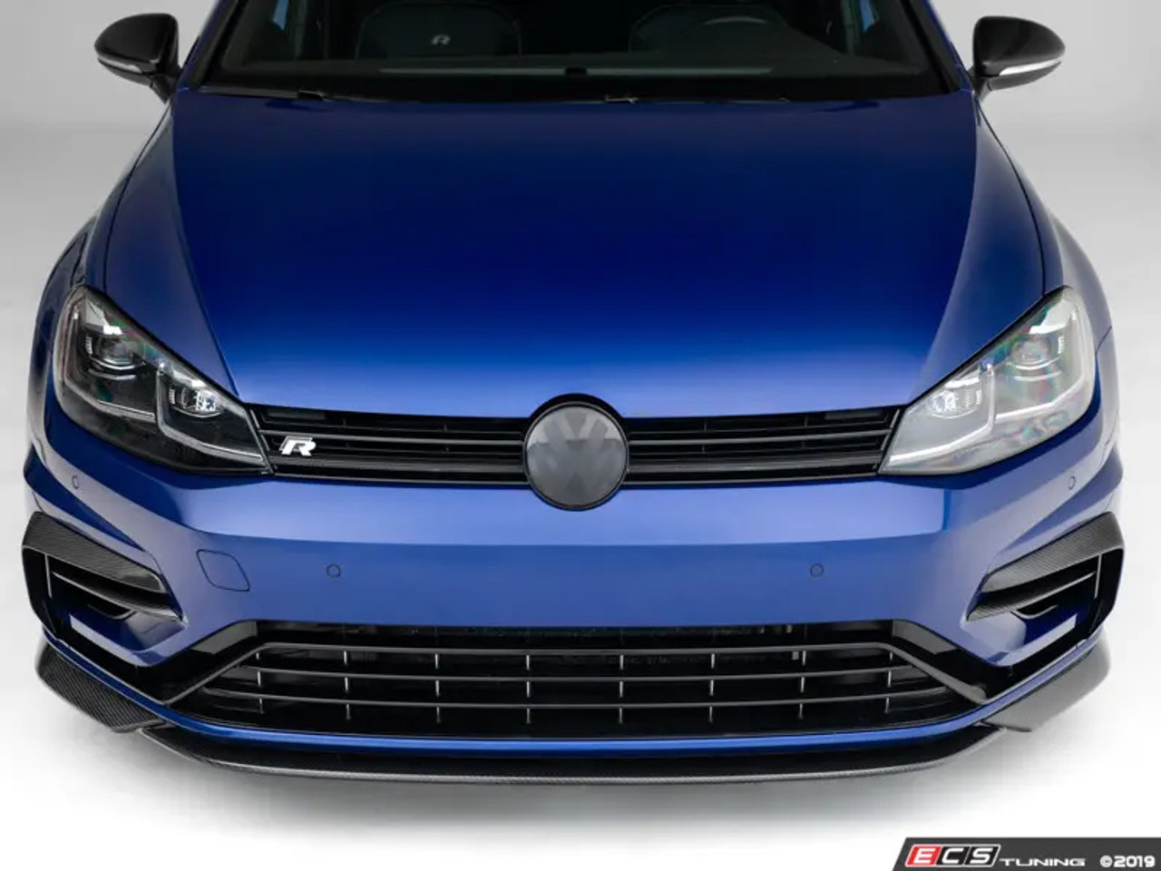 ECS Tuning Carbon Fibre Front Lip Spoiler - Golf Mk7.5 R - Awesome GTI -  Volkswagen Audi Group Specialists