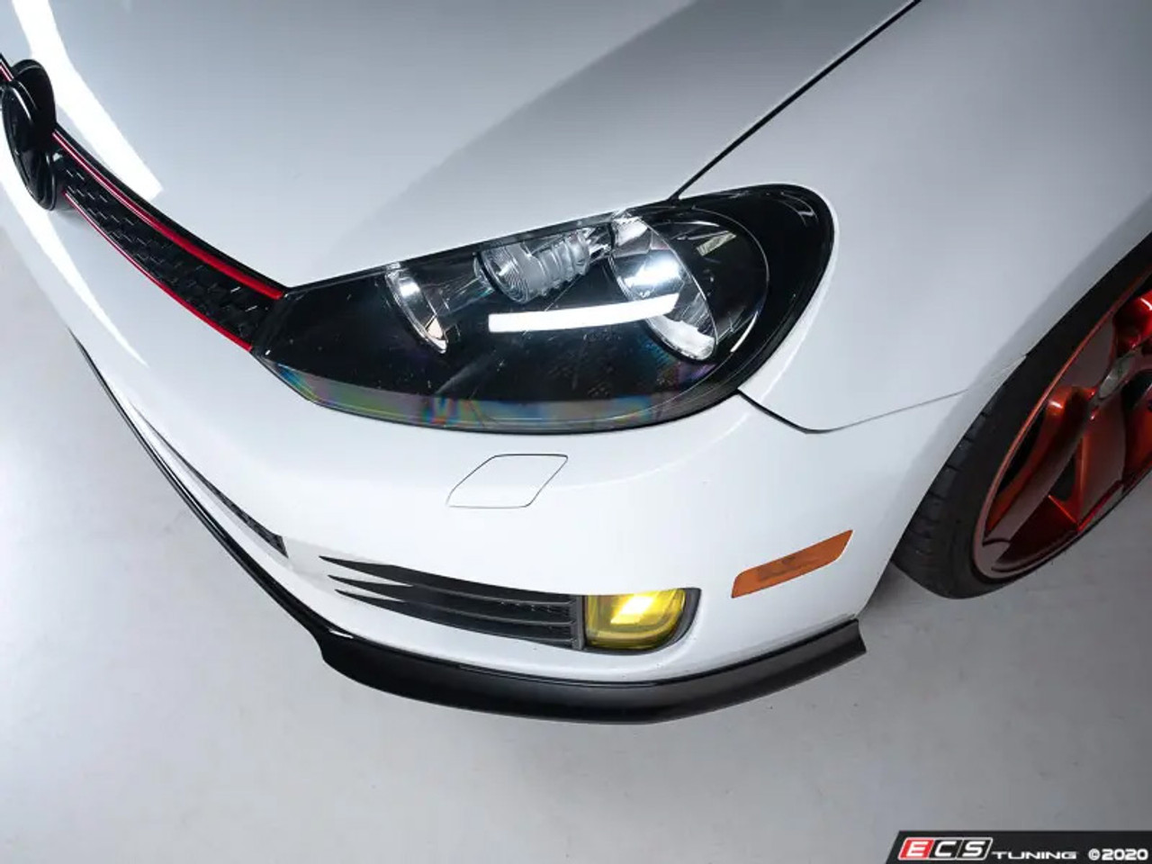 ECS Tuning Front Lip Spoiler - Gloss Black - Golf Mk6 GTI - Awesome GTI -  Volkswagen Audi Group Specialists