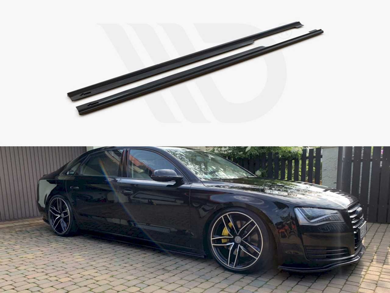 Maxton Design Gloss Black Side Skirts Diffusers Audi A8 Long D4 (2009-  2013) - Awesome GTI - Volkswagen Audi Group Specialists