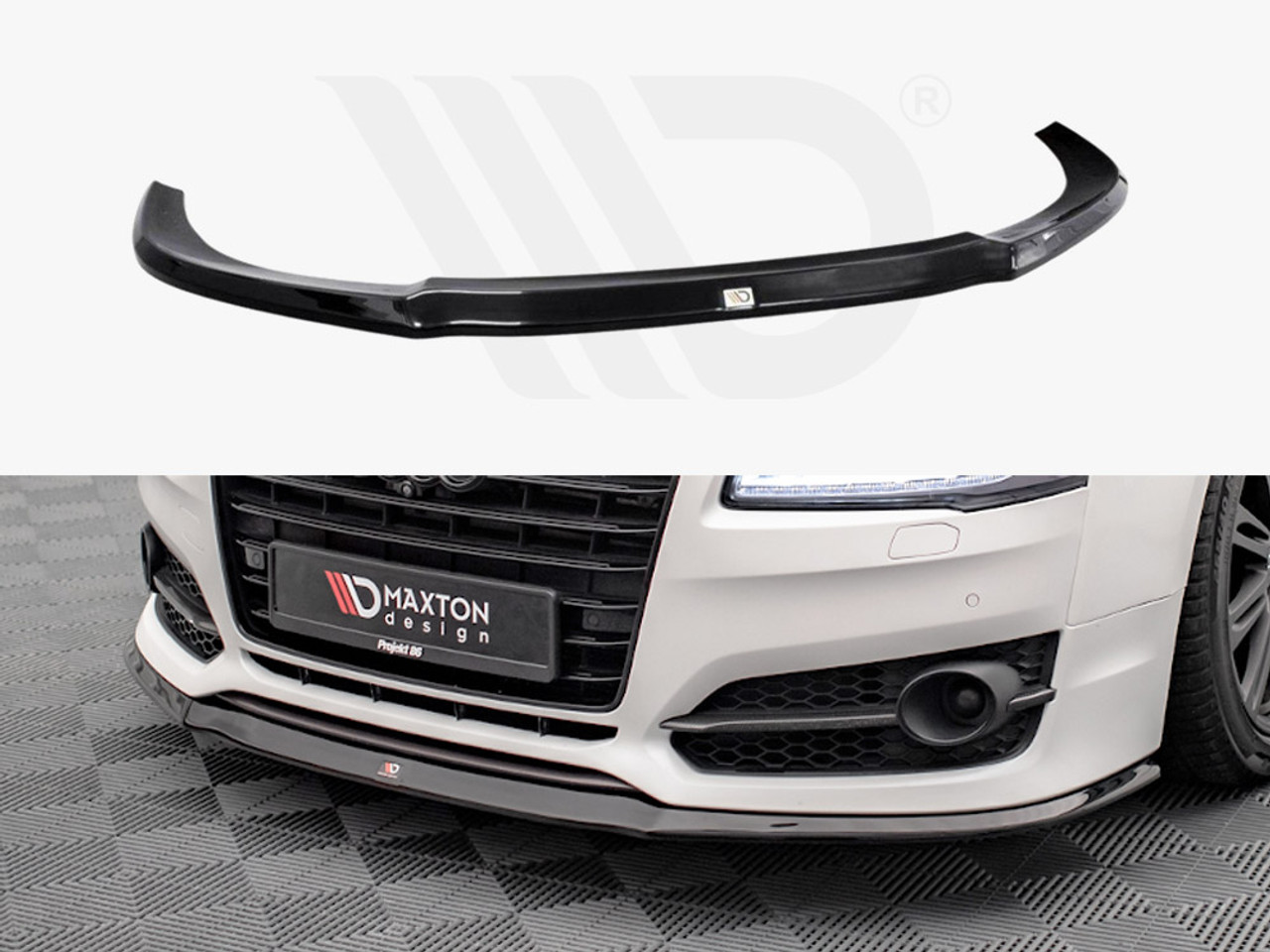 Maxton Design Gloss Black Front Splitter Seat Leon Mk1 (For Seat Sport  Bumper) - Awesome GTI - Volkswagen Audi Group Specialists