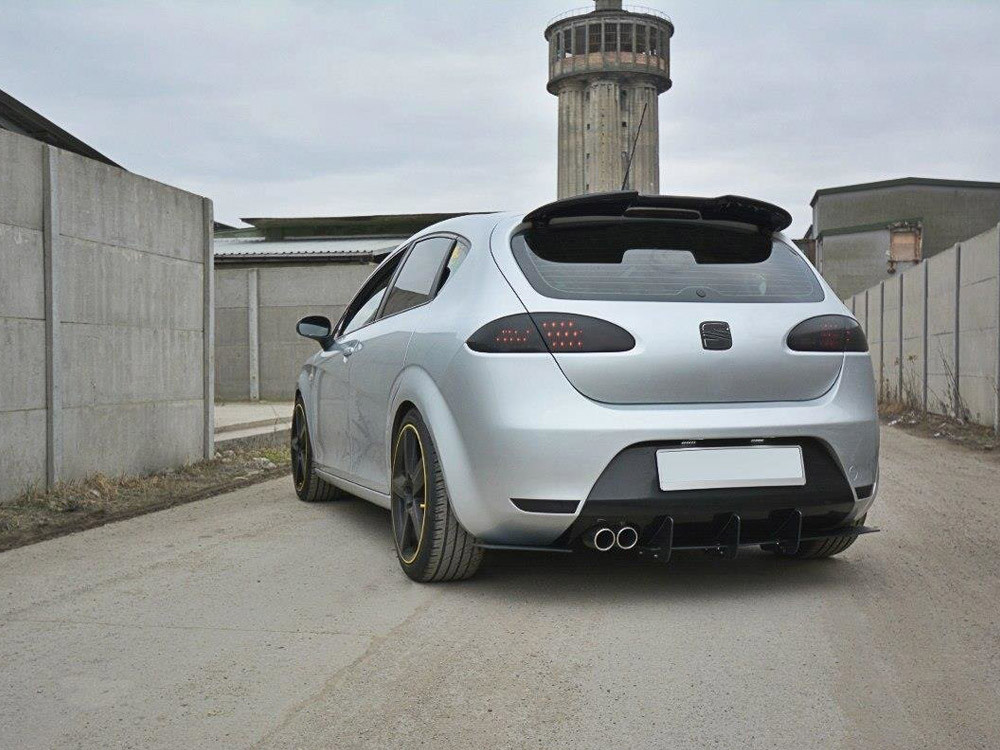 Diffuseur Arrière RDX U-Diff Pour Seat Leon (1P) 2005-2012 - En PUR, à Peindre, Style Sportif - 2