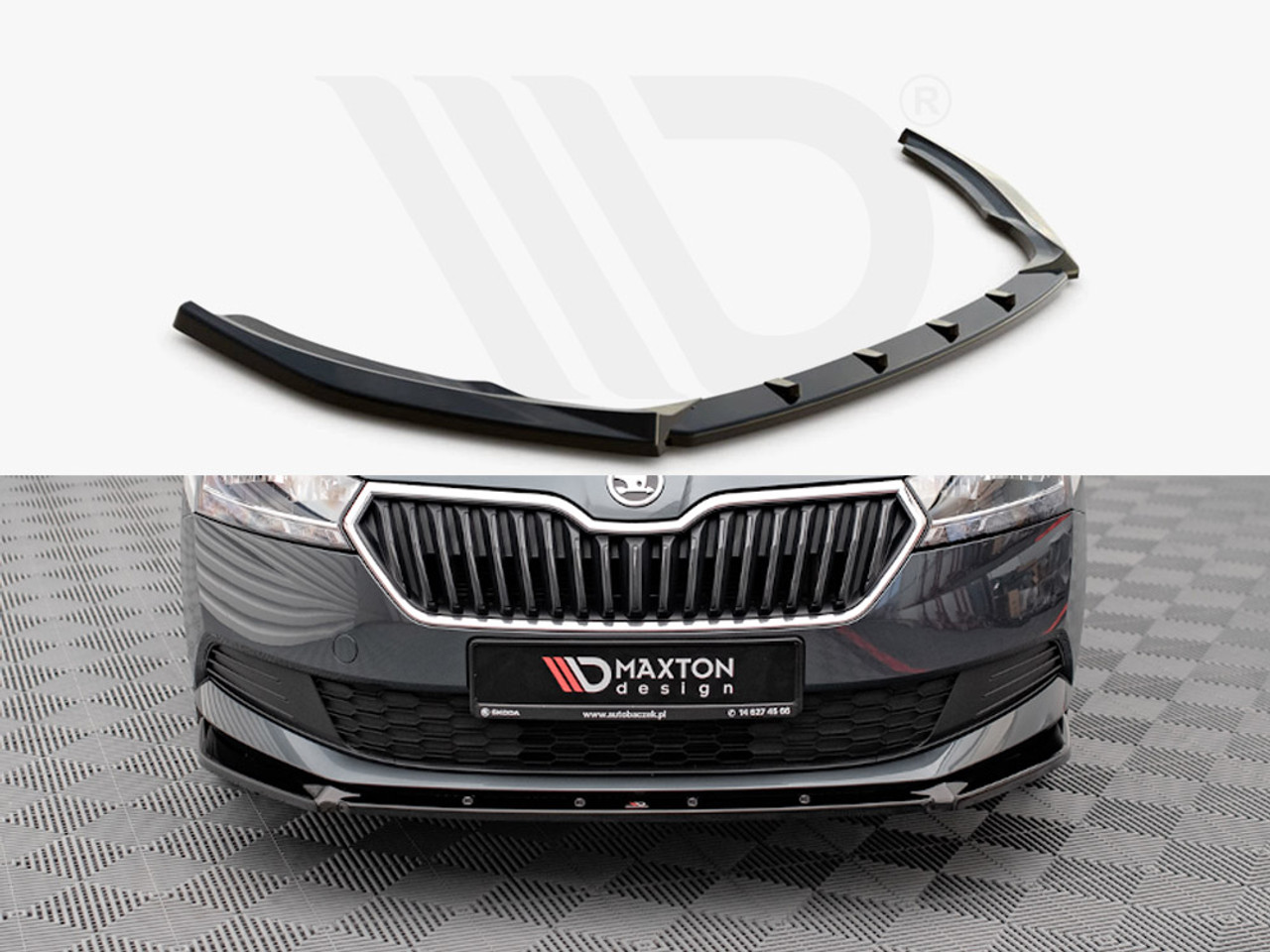 Maxton Design Gloss Black Front Splitter Seat Leon Mk1 (For Seat Sport  Bumper) - Awesome GTI - Volkswagen Audi Group Specialists