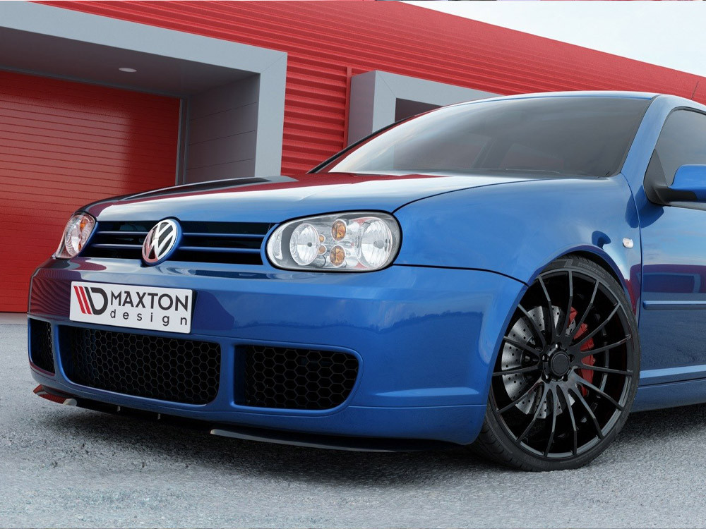 Maxton Design Gloss Black Front Splitter (Cupra Look) VW Golf