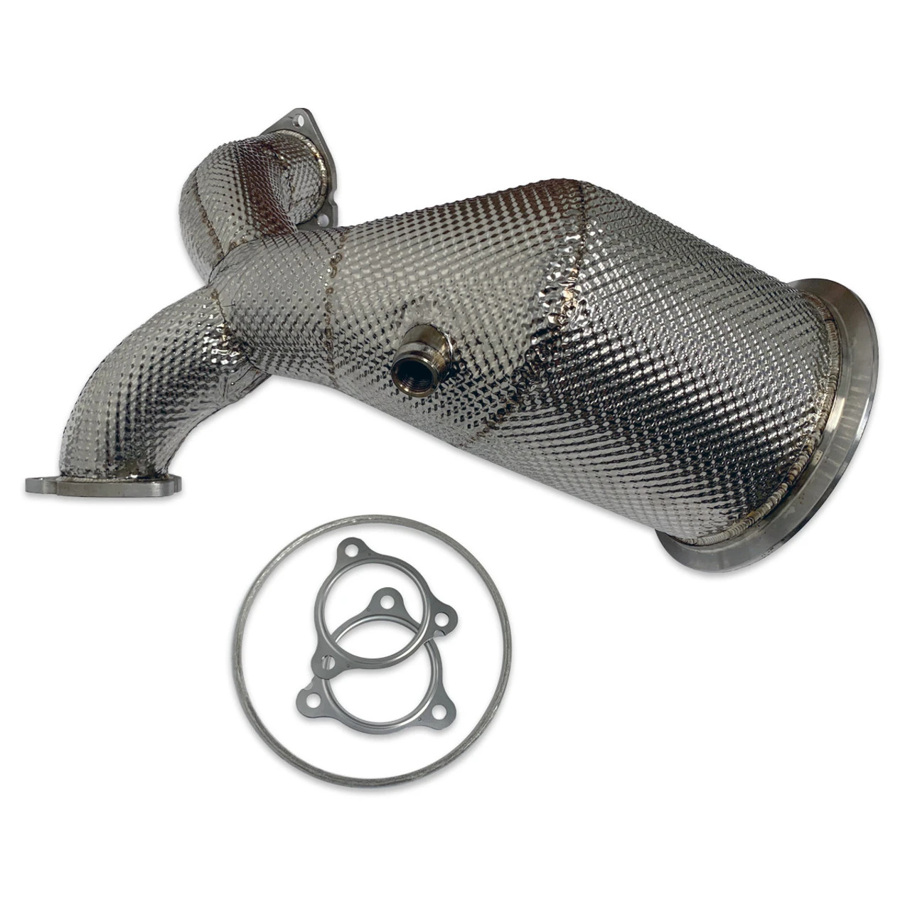 034Motorsport Stainless Steel Racing Catalyst, B9 Audi S4/S5 (Non-OPF Models), view 1
