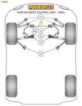 Powerflex Engine Snub Nose Mount - A6 Avant Quattro (1997 - 2005) - PFF3-220