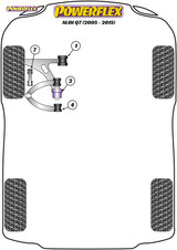 Powerflex Front Lower Wishbone Rear Bush  - Q7 (2005 - 2015) - PFF85-1602