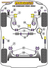 Powerflex Universal Exhaust Mount - Corrado (1989 - 1995) - EXH023