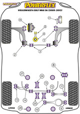 Powerflex Lower Engine Mount Insert (Large) Track Use - Golf MK6 5K (2008 on) - PFF85-704P