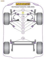 Powerflex Front Upper Arm To Chassis Bush - Passat B5 (1996 - 2005) Estate (1996-2005) - PFF3-203