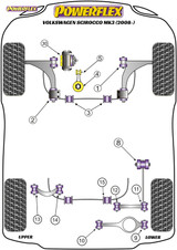 Powerflex Lower Engine Mount Insert (Large) Track Use - Scirocco MK3 (2008 on)  - PFF85-704P