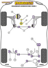 Powerflex Rear Lower Spring Mount Inner - Scirocco MK3 (2008 - 2017)  - PFR85-510
