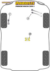 Powerflex Transmission Mount Insert  - Macan (2014 on) - PFF3-725