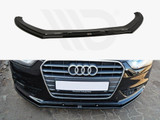 Maxton Design Gloss Black Front Splitter V.1 Audi A4 B8 Facelift