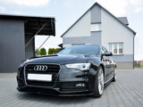 Maxton Design Gloss Black Front Splitter V.1 Audi S5 / A5 S-Line 8T Facelift (2011-2016)