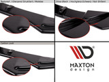 Maxton Design Gloss Black Front Splitter Audi A5 8T (For Standard Version Of A5) (2007-2011)
