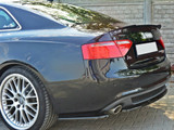 Maxton Design Gloss Black Spoiler Cap Audi S5 / A5 / A5 S-Line 8T / 8T Fl Coupe