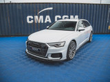 Maxton Design Gloss Black Front Splitter V3 Audi A6 S-Line / S6 C8 (2019-)