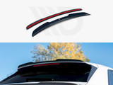 Maxton Design Gloss Black Upper Spoiler Extension V.1 Audi Q8 S-Line (2018-)