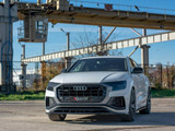 Maxton Design Gloss Black Front Splitter Audi Q8 S-Line (2018-)