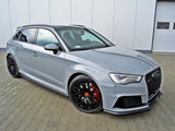 Maxton Design Gloss Black Side Skirts Diffusers Audi RS3 8Va Pre-Facelift (2015-2016)