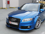 Maxton Design Gloss Black Front Splitter V2Audi Rs4 B7 (2006-2008)