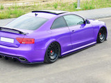 Maxton Design Gloss Black Side Skirts Diffusers Audi Rs5 8T / 8T Fl