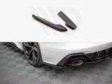 Maxton Design Gloss Black Rear Side Splitters Audi Rs6 C8 / Rs7 C8 (2019-)