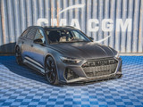 Maxton Design Gloss Black Side Skirts Splitters V.1 Audi Rs6 C8 / Rs7 C8 (2019-)