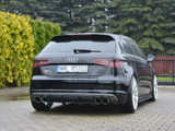 Maxton Design Rear Diffuser Audi S3 / A3 S-Line 8V Hatchback / Sportback (2012-2016)