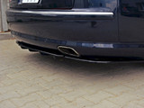 Maxton Design Gloss Black Central Rear Splitter (Vertical Bars) Audi S8 D3 (2006-2010)