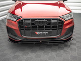 Maxton Design Gloss Black Front Splitter Audi Sq7 /Q7 S-Line Mk2 (4M) Facelift (2019-)