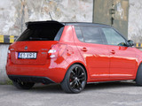 Maxton Design Gloss Black Spoiler Extension Skoda Fabia Mk2 Rs (2010-2014)
