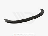 Maxton Design Gloss Black Front Splitter Skoda Superb Ii (For Sport Front Bumper Spoiler)