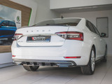 Maxton Design Gloss Black Rear Valance Skoda Superb Mk3 Fl (2019-)