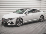 Maxton Design Gloss Black Side Skirts Diffusers VW Arteon R / R-Line Facelift (2020-)