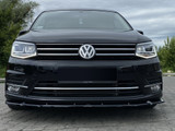 Maxton Design Gloss Black Front Splitter Volkswagen Caddy Mk4 (2015-2020)