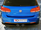 Maxton Design Gloss Black Rear Side Splitters VW Golf Vi R