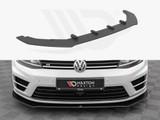 Maxton Design Black Street Pro Front Splitter V.1 VW Golf R Mk7 (2013-2016)