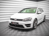 Maxton Design Gloss Black Front Splitter V.4 VW Golf R Mk7 (2013-2016)