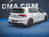 Maxton Design Gloss Black Rear Side Splitters VW Golf Mk8 GTI (2020-)