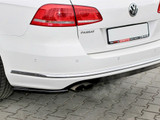 Maxton Design Gloss Black Rear Side Splitters VW Passat B7 R-Line Variant (2010-2014)