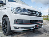 Maxton Design Gloss Black Front Splitter V.2 VW T6 (2015-19)