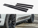Maxton Design Gloss Black Side Skirts Diffusers VW T6 (2015-19)