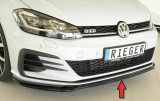 Rieger Front Splitter Satin Black - Golf MK7 GTi & GTD